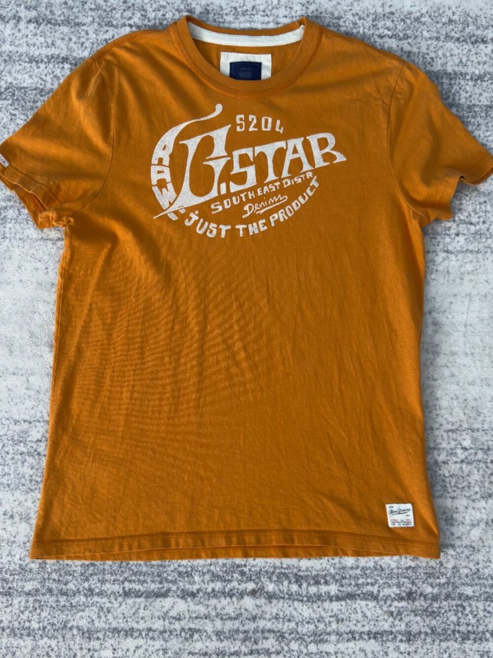 G-STAR RAW Men’s T-Shirt – Mustard Yellow | Size XL